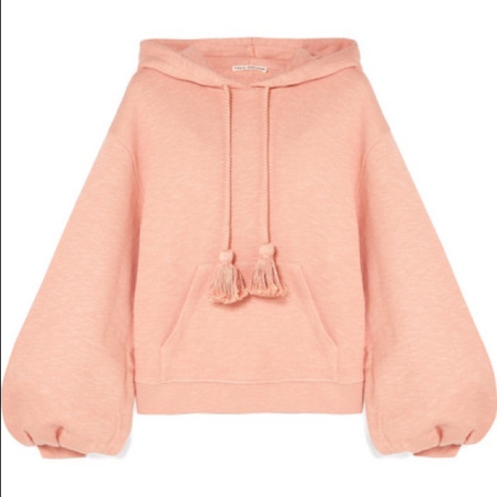 Ulla Johnson MEL Hoodie in rose size Small